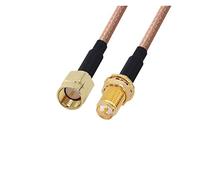 2pcs / Lot Rg178 Cable Kabel SMA Macho a Rp SMA Adaptador Femenino RF Cable de Puente de coaxia 0.1-2M(0.1m)