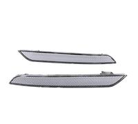 2Pcs Luz de Marcador Lateral 63147187087 63147187088 Lámpara Reflector del Parachoques Delantero ABS de para E71 X6 E70 X5m (Blanco)