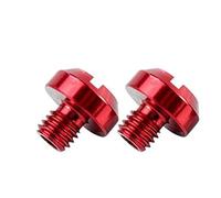 2pcs M8 / M10 Motorcycle Rear View Mirror Hole Plugs Screws Aluminum Alloy Parts Modification Accessories(M10 Clockwise)