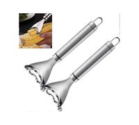2PCS Magic Corn Cutter Peeler, Corn Stripper Cob Stripper Tool,Premium Stainless Steel Corn Thresher Cob Remover tool
