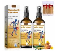 2Pcs Magnesium Joint Spray,Magnesium Oil And Bee Venom Joint Spray,Magnesium Oil & Bee Venom Joint Healing Spray,For Muscle And Joint