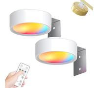 2pcs Magnetic Painting Light,magnetic Painting Light with 13 Lighting Modes,picture Lights for Wall Rechargeable,wireless Picture Lights for Wall,topveden Picture Led Painting Light with Remote