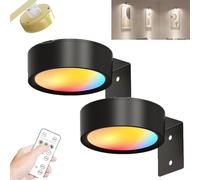 2pcs Magnetic Painting Light,magnetic Painting Light with 13 Lighting Modes,picture Lights for Wall Rechargeable,wireless Picture Lights for Wall,topveden Picture Led Painting Light with Remote
