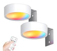 2pcs Magnetic Painting Light,magnetic Painting Light with 13 Lighting Modes,picture Lights for Wall Rechargeable,wireless Picture Lights for Wall,topveden Picture Led Painting Light with Remote