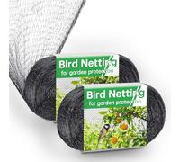 2Pcs Malla Antipajaros, 4 x 10m Red Antipajaros, Red Pajaros Proteccion, Red para Pajaros, Red de Jardín, Redes de Caza Pajaros, Red para Arboles Frutales, Protege Plantas, Frutas, Flores, Estanques