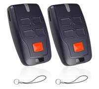 2pcs - Mando a distancia puerta 433,92 MHz 4 canales para BFT Mitto 4 B RCB4 Seguridad Rolling Code compatible con sistemas de puerta de garaje en BFT MITTO B RCB04 R1 RCB02 Cool C4 Kleio Ghibli para