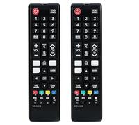 2PCS Mando a Distancia Universal para Televisores con Respuesta Rápida, Largo Alcance y Uso Sencillo, Compatible con Modelos como BN59 01315B y Otros Dispositivos de TV Compatibles