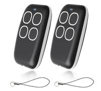 2Pcs Mando Garajes Universal 4 en 1 Multifrecuencia 280-868 MHz Distancia Telecomando Puerta Rolling Code Clonador Autoaprendizaje Compatible con Came TOP432EV/ NA/EE con Lista de Compatibilidad