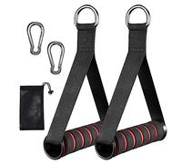 2pcs Mango de Resistencia para Ejercicio,Nylon Mango Polea Gym ,Mango de Cuerda Triceps ,Manija Bandas de Resistencia,Accesorios Gym Empuñadura Polea para Yoga, Gimnasio, Cable Machine