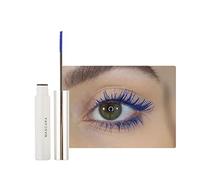 2PCS Máscara De Pestañas Impermeable, Máscara De Pestañas De Fibra De Color Extra Larga Y Voluminosa, De Volumen, Rizar, Alargar Y No Mancha (05# Sapphire Blue)