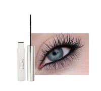 2PCS Máscara De Pestañas Impermeable, Máscara De Pestañas De Fibra De Color Extra Larga Y Voluminosa, De Volumen, Rizar, Alargar Y No Mancha (01# Black)