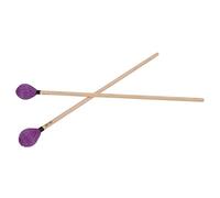 2pcs Mazos de Marimba Dura Mediana, Mazos Mazos Mazos de Hilo Mazimba Mazimba Mallets con Manejo de Arce Fuerte Dureza, Jugada Suave para el Amante de la Percusión (Púrpura)