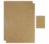 2Pcs MDF Tablero Madera A3 Para Manualidades De 42x30cm,Densidad Media De Fibra De Madera De Reemplazo,Hoja De MDF Para Grabado Láser,Pintura Y Decoración