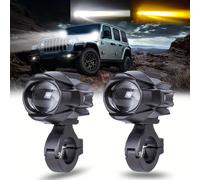 2pcs Mini Foco LED Barra de Luz de Trabajo LED Offroad 12V 24V Iluminación Auxiliar LED Pods para Tractor Camión ATV UTV SUV Barco Motocicleta, Sin Batería