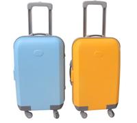 2pcs Mini muñeca Maleta 4x2x9 Pulgada Linda Vivienda de Viajes de Viaje Maldito Maleta