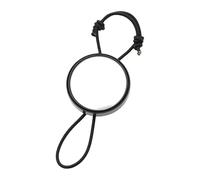 2pcs Mirror De Supervivencia - Espejo Flash De 5.7 Cm Con Cuerda Elástica Ajustable | Mirador Retrovisor De Buceo De Vidrio De 360 Grados | Equipo De Seguridad Portátil | No Hay Lentes Anchos Para El
