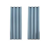 2pcs Modern Blackout Curtain with Coated Lining, Solid Colour Curains for Living Room, Bedroom, Dining Room, Home Decor para Dormitorio(Sky Blue,W91cm x H183cm 2PCS)