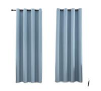 2pcs Modern Solid Blackout Curtains, Window Curtains for Living Room, Bedroom, Home Room Decor, Grommet Top Curtains para Dormitorio(W91 X H183CM 2PCS)