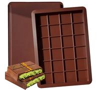 2PCS Molde de Chocolate Dubai, Silicona Moldes De Chocolate