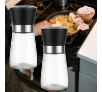2pcs molinillos ajustables de sal y pimienta - Molienda continua