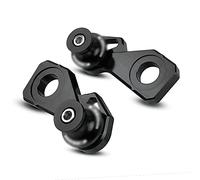 2pcs Moto Diabolos M8*1.5 CNC Aluminio 8mm Tornillos Bobine para CB650R CB 650 R CBR650R 2019-2023 CB650F CBR650F -Negro