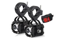 2PCS Motorcycle LED Explorers Headlight Projector Fisheye Lens LED Moto Fog Auxiliary Motorcycle Headlight For BMW For R1200GS For ADV,Luz de giro