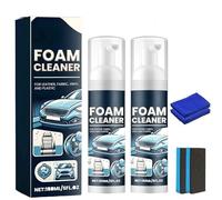 2Pcs Multi-Function Car Interior Foam Cleaner,Car Interior Ceiling Leather Seat Power Foam Cleaning