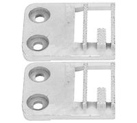 2Pcs Multi Functional Sewing Machine Feed Dog E Shaped Needle Plate 735081004 Compatible with Sewing Machines Iron Material Rust Resistant Easy to Install