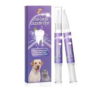 2PCS Muzzleglow Pet Oral Repair Gel, Petdentify Pet Oral Repair Gel,Gel Reparador Dental para Perros,Elimina Manchas y Sarro de Mascotas,Aliento Fresco, Fortalece Dientes, Aplicador en Forma de Lápiz