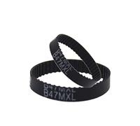 2PCS MXL Timing Belt 21.6/28/32/34/35/38/39 MXL Rubber Belts Transmission 6/10mm Belt Width for MXL Timing Pulleys (Color : 34mxl 42t, Size : 10mm)