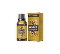 2PCS Natural Ginger Oil Lymphatic Drainage Massage Oil