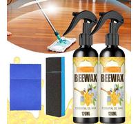2PCS Natural Micro-Molecularized Beeswax Spray, Beeswax Spray Cleaner - Beeswax Spray Furniture Polish And Cleaner, Furniture Polish Spray, Beeswax For Wood