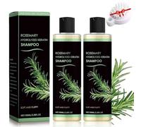2Pcs New 2026 Organic Rosemary Hair Growth Shampoo,Natural Thickening & Strengthening Shampoo,With Hydrolyzed Keratin And Natural Extract,For Thinning Hair & Hair Loss,For Men & Women