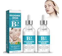 2PCS Niacinamide Serum, esencia facial antienvejecimiento,reduce las líneas finas, el acné, las cicatrices,las arrugas,mejora el colágeno de la piel