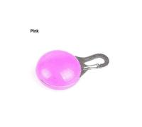2pcs Night Safety Glow In The Dark Bright Necklace Dog Collar, Pink Color