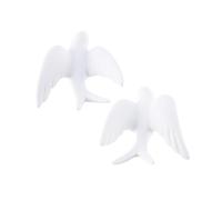 2pcs Nordic Style Bird Wall Hanging Crafts Unique Home Decor for Living Room, Bedroom or Hotel Enchanting Atmosphere Wall Art Accessory