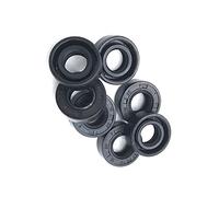 2pcs Nro eje del sello de aceite Tc Cubierta de doble labio con la liga, 17X25X5mm