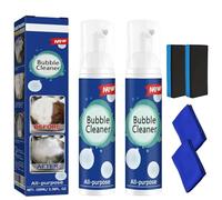 2Pcs Nuvilux Bubble Cleaner,All Multi-Purpose Surface Cleaner,Stubborn Grease & Grime Remover Bubble Spray,Applicable to Pots and Pans,Ovens,Gas Stoves