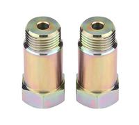2pcs O2 Sensor espaciador, Universal 45mm M18*1.5 Comprobar Motor Eliminador de Luz Adaptador O2 Sensor de Oxígeno Separador Extender Adapater