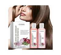 2pcs Onion Biotin and Rosemary Shampoo and Care Set for Stronger, Thicker, Longer, Softer, Shinier, Hair Loss and Thinning Hair