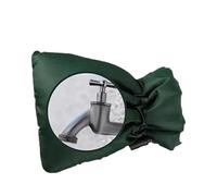 2pcs Outdoor Winter Faucet Cover Anti Freezing Insulation Sleeve Waterproof Thermal Protector Crack Protection Bag(Green)