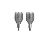 2pcs Palancas de Control Drone Recambio de palanca de control de joystick Accesorios pulgar para DJI RC PRO (Plata)