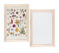2Pcs Pantalla de Fabricación de Papel, Marco de Molde para Fabricación Papel, Marcos para Hacer Paper de Madera, Rectángulo Paper marco de Pantalla Tradicional para Manualidades de DIY (25X34cm)