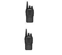 (2Pcs) Paquete de 2 radios portátiles Baofeng BF-888S (BF-88A) FRS de 5 W y 16 canales, con cargador USB y alcance de llamada de 5 a