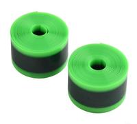 2pcs para tpu Bike Tire Liner 700C 23mm Puncture Guard 2pcs para(Green 38mm*1.0 * 2300mm)