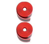 2pcs para tpu Bike Tire Liner 700C 23mm Puncture Guard 2pcs para(Red 38mm*1.0 * 2300mm)
