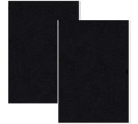 2Pcs Parches De Reparación De Lino Autoadhesivos, Aplique De Tela Fina Para Ropa, Sofá, DIY - 20x25cm, Negro