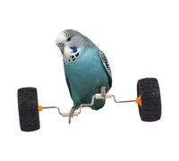 2pcs Parrot Balance Toy | Interactive Bird Cage Training Toy | Balancing Row Roller | Fun Intelligence & Skill Enrichment for Cockatiels | Balancing Vehicle for Home, Pet Store, Tabletop