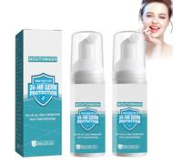 2PCS Pasta De Dientes Blanqueadora Espuma De Pasta De Dientes - Dental Para Un Aliento Refrescante Y Una Limpieza Profunda - Espuma Dental Blanqueadora