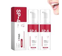 2pcs Pasta Dental Probiótica- Ultra Blanqueadora - Cepillo de Dientes Incluido, Blanqueamiento Dental Intenso,Sp-4 Pasta De Dientes Probióticos Sp-4 Traer Cepillo De Dientes(rojo)